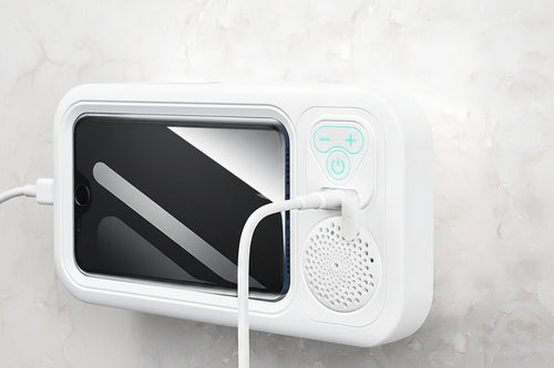 Waterproof Phone Holder with Bluetooth Speaker